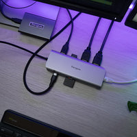 Dual Video Mobile Dock with 140W EPR Pass-Thru & SD Reader