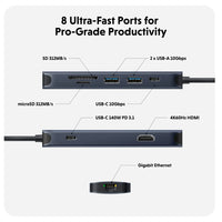 HyperDrive Next 8-Port USB-C Hub*