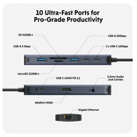HyperDrive Next 10-Port USB-C Hub