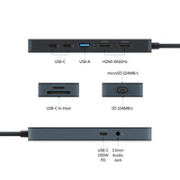 HyperDrive® Flex 9 Port Dual 4K HDMI Dock