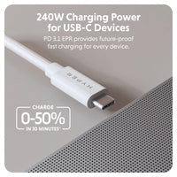 HyperDrive® Next USB4 Type-C Performance Cable (1.2M/4Ft) - White