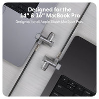 HyperShield MacBook Pro Master-Keyed Cable Lock (25-Pack)