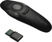 Wireless USB Presenter with Laser Pointer (Black)