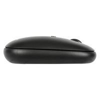 Compact Multi-Device Antimicrobial Wireless Mouse (Black)