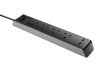 SmartSurge 4 with 2 USB Ports (Black)
