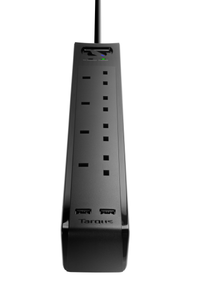 SmartSurge 4 with 2 USB Ports (Black)