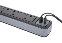 SmartSurge Plus with USB-A and USB-C Ports (Black)