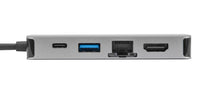 USB-C DP Alt Mode Single Video 4K HDMI/VGA Docking Station with 100W PD Pass-Thru