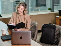 15'' Newport Ultra Slim Backpack (Black)