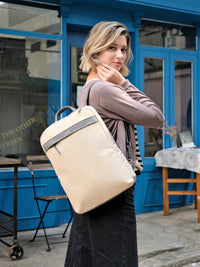 15'' Newport Ultra Slim Backpack (Tan)
