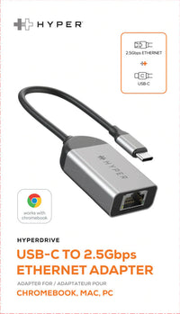 HyperDrive USB-C to 2.5Gbps Ethernet Adapter