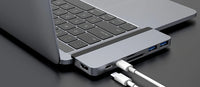 HyperDrive DUO 7-in-2 USB-C Hub - Grey