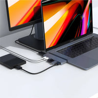 HyperDrive DUO 7-in-2 USB-C Hub - Grey