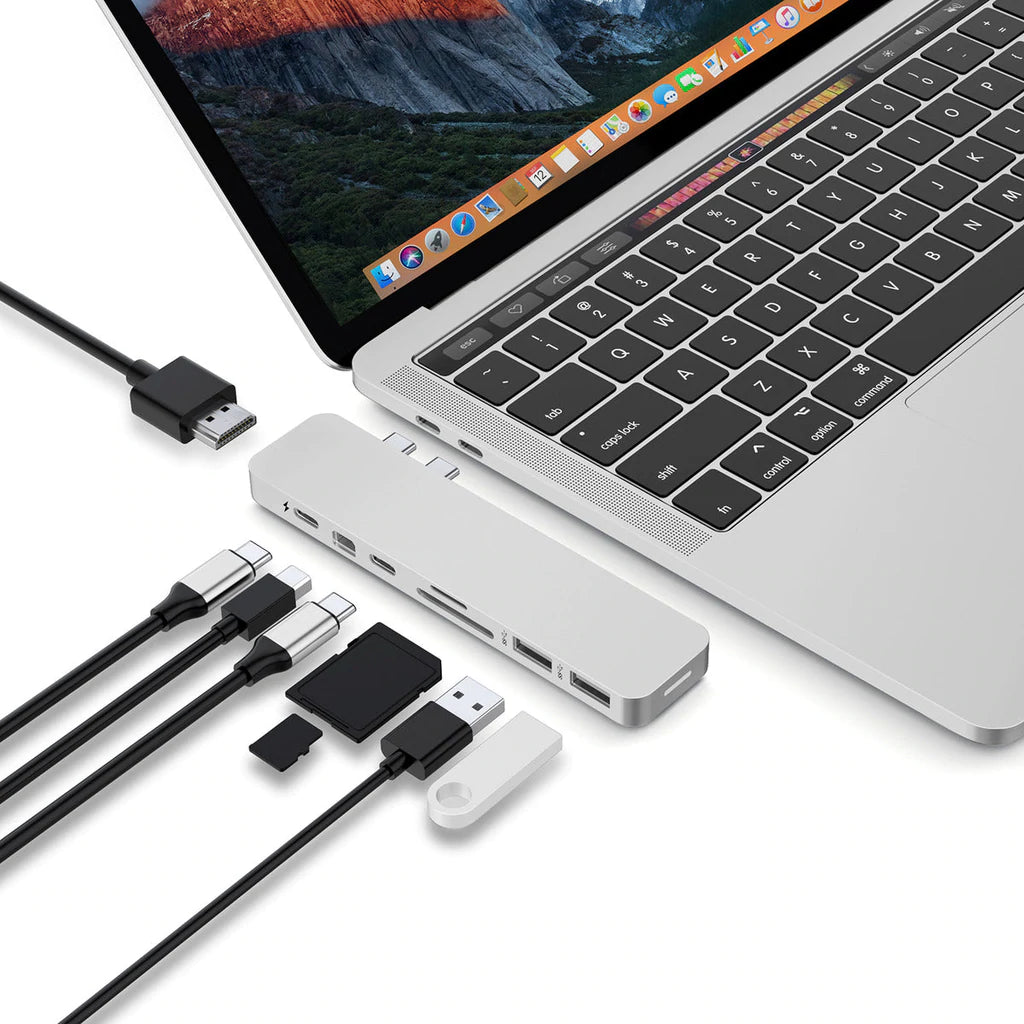 HyperDrive PRO 8-in-2 USB-C Hub - Silver – Targus AP HyperDrive PRO 8-in-2 USB-C Hub - Silver – Targus AP