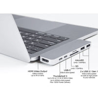 HyperDrive DUO 7-in-2 USB-C Hub - Silver