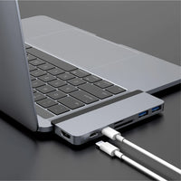 HyperDrive DUO 7-in-2 USB-C Hub - Grey