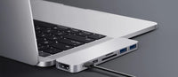 HyperDrive DUO 7-in-2 USB-C Hub - Silver
