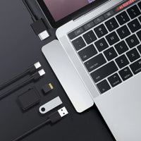 HyperDrive DUO 7-in-2 USB-C Hub - Silver