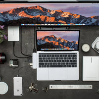 HyperDrive DUO 7-in-2 USB-C Hub - Silver