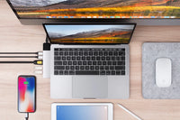 HyperDrive NET 6-in-2 USB-C Hub - Silver