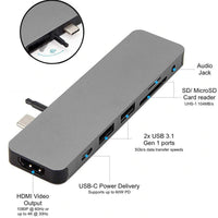 HyperDrive SOLO 7-in-1 USB-C Hub - Grey