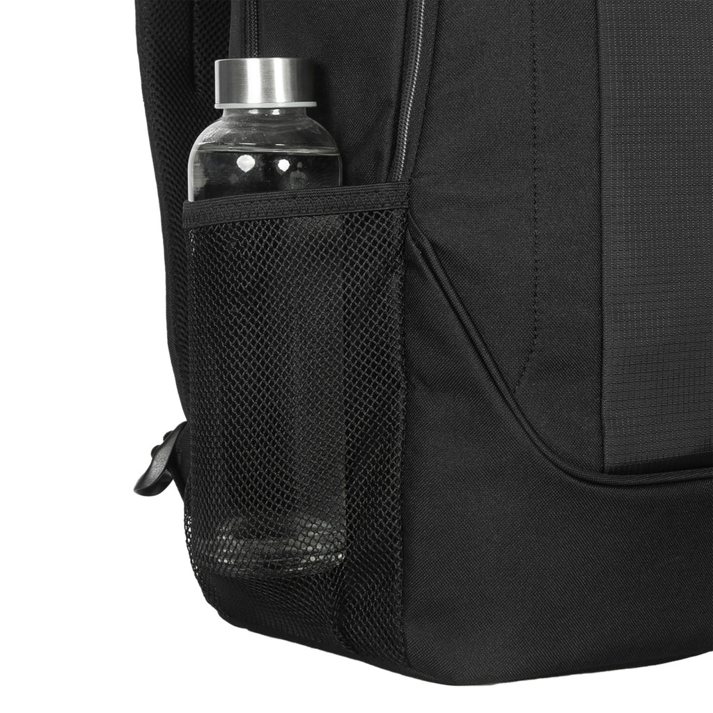 ascend backpack for 16 laptop 15-16 The bottom of the black laptop backpack is made to stand up to the elements 15" - 16" Ascend Backpack