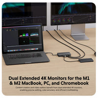 HyperDrive Next Dual 4K HDMI 7-Port USB-C Hub
