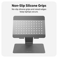 HyperSpace™ Ergonomic Adjustable Laptop Stand - Space Grey