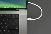 HyperJuice 240W Silicone USB-C to USB-C Cable (2M/6Ft) - White