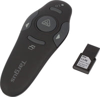 Wireless USB Presenter with Laser Pointer (Black)