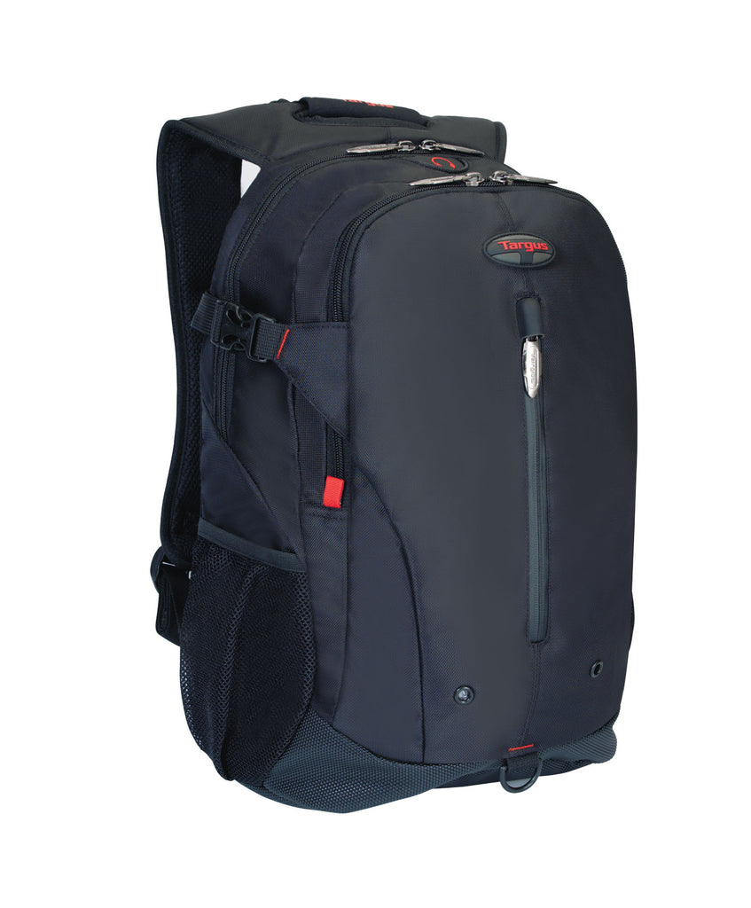 black backpack 15 laptop padded vertical sleeves mp3 15.6" Terra backpack (Black) – Targus AP