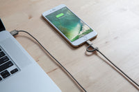 Aluminium Series 2-in-1 Lightning Cable (Space Gray)