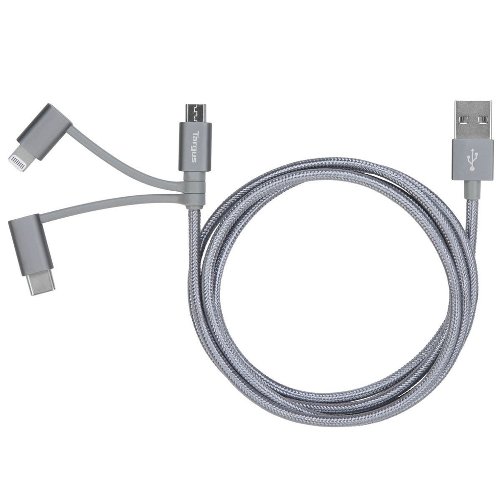 Aluminium Series 3-in-1 Lightning Cable (Space Gray)