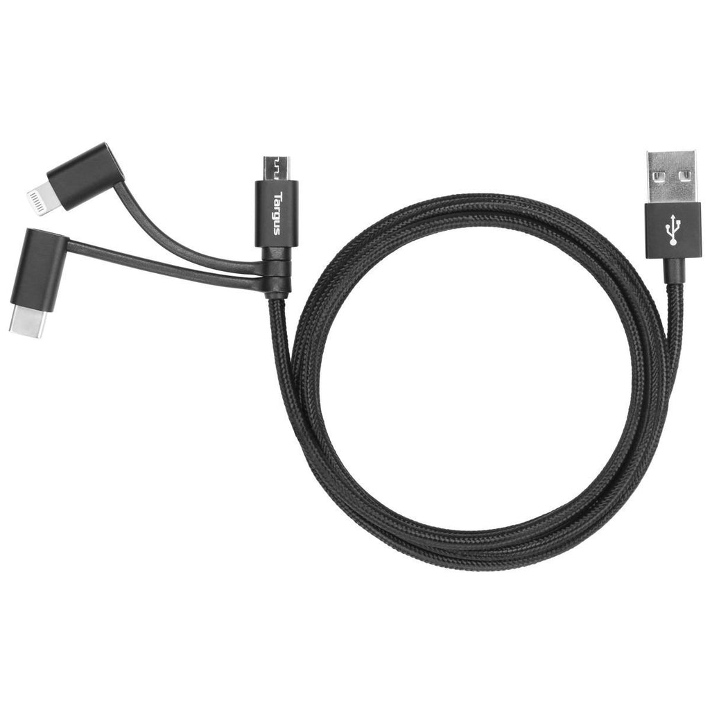 Aluminium Series 3-in-1 Lightning Cable (Black)