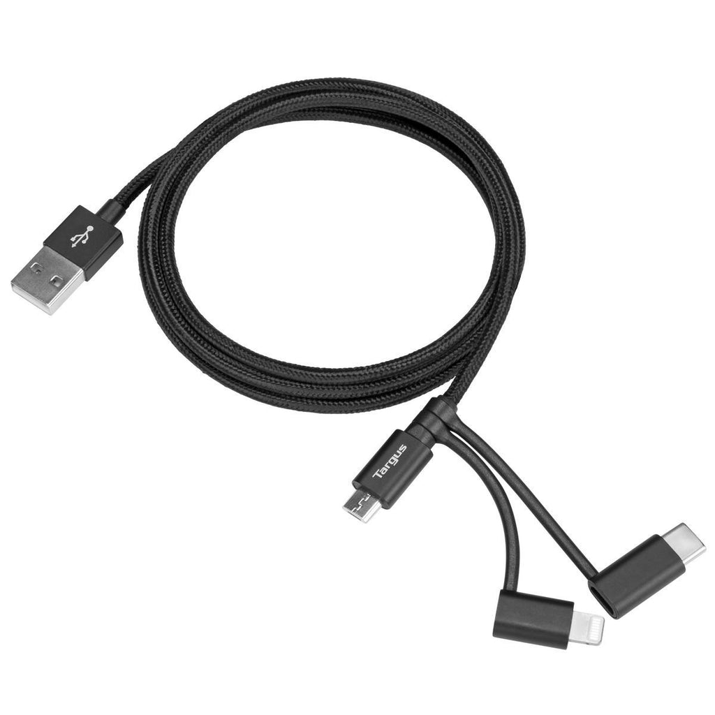 Aluminium Series 3-in-1 Lightning Cable (Black)