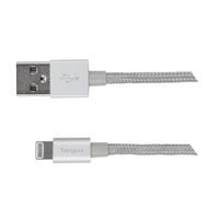 iStore Lightning Charge 4ft (1.2m) Braided Cable (Silver)