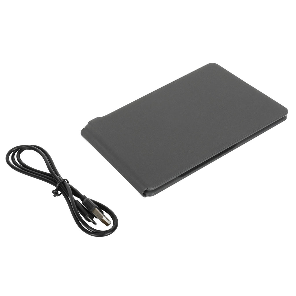 Ergonomic Foldable Bluetooth® Antimicrobial Keyboard (Black)