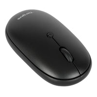 Compact Multi-Device Antimicrobial Wireless Mouse (Black)