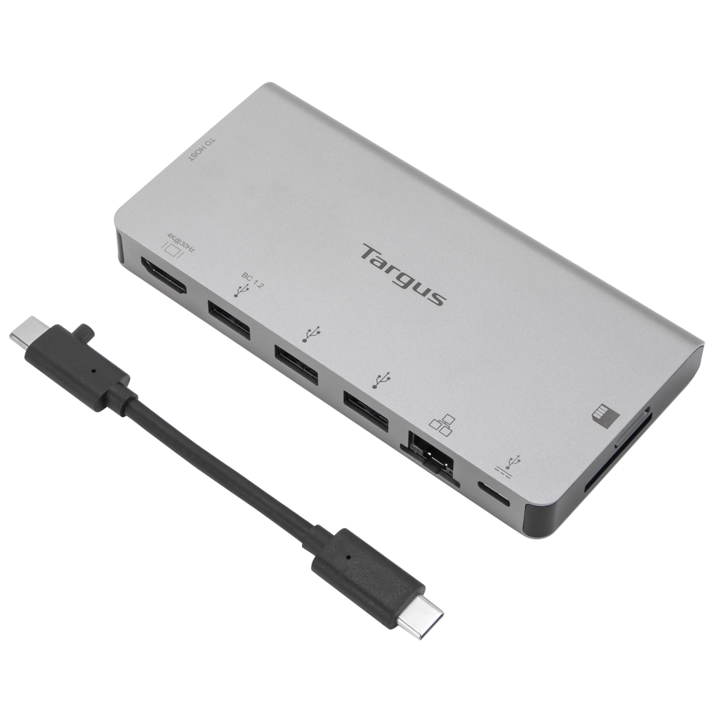 USB-C Multi-Port Single Video Adapter and Card Reader with 100W PD Pas –  Targus AP