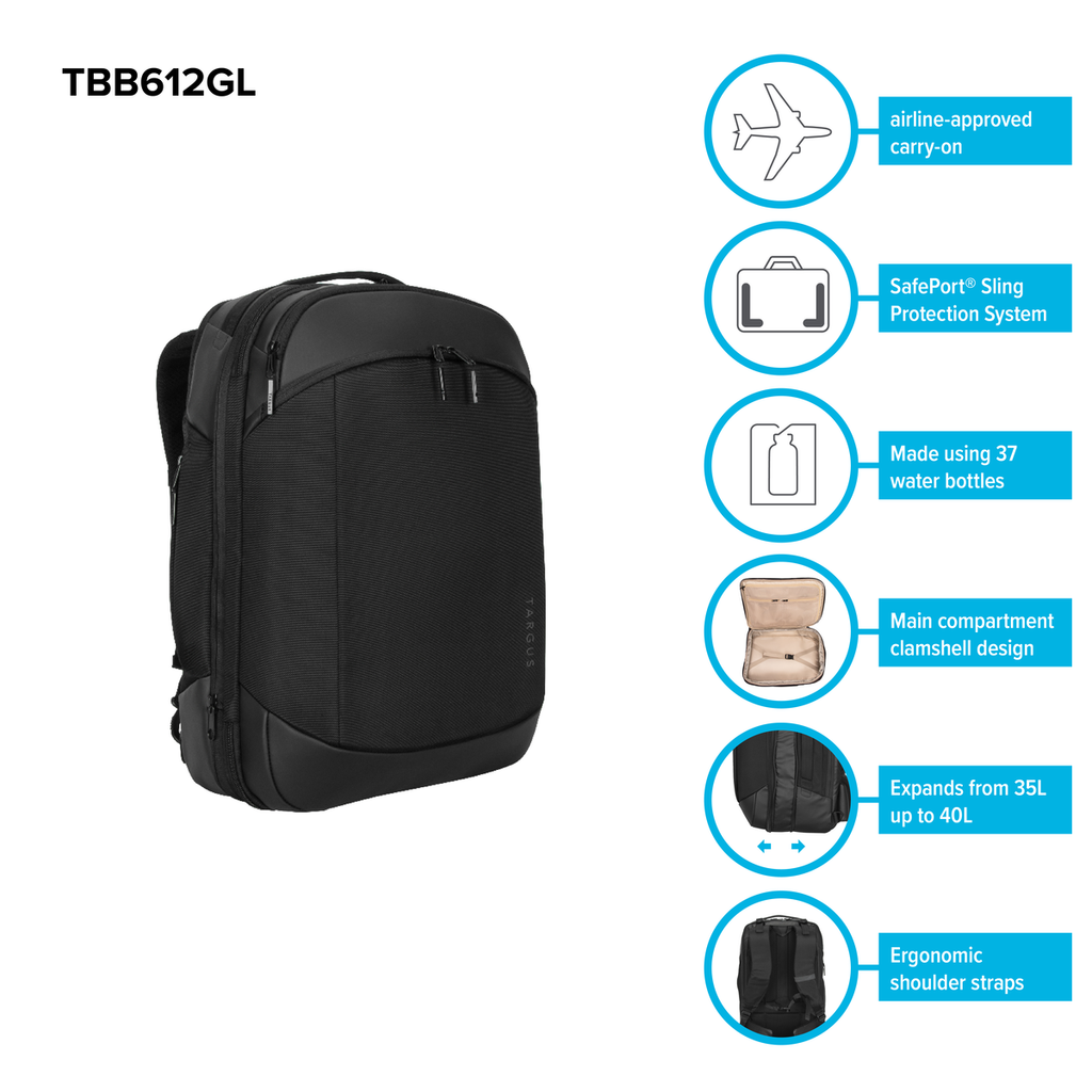 Targus air traveler backpack sales
