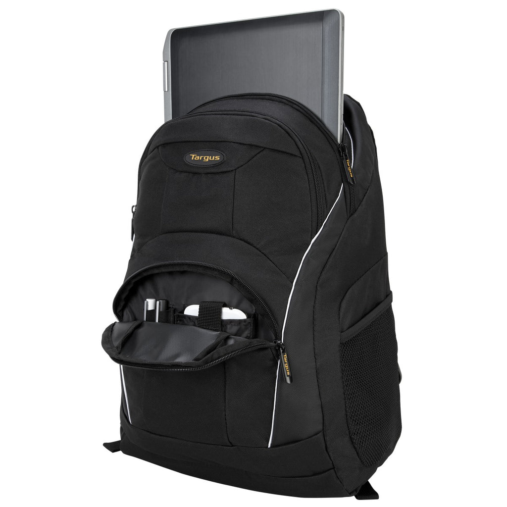 backpack designed for 16-inch laptops tsb196us black navy trim 16" Motor Laptop Backpack – Targus AP