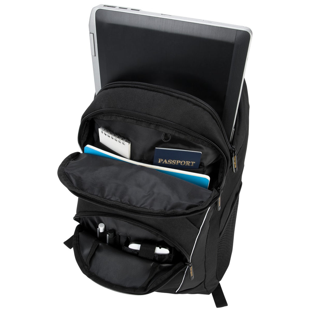 backpack designed for 16-inch laptops tsb196us black navy trim 16" Motor Laptop Backpack – Targus AP