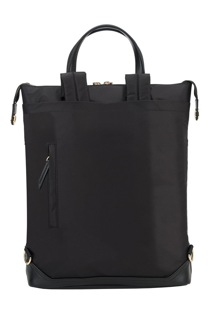 aquarius hybrid tote backpack with 15 laptop pocket black 15" Newport Convertible 2-in-1 Backpack (Black) – Targus AP