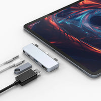 HyperDrive 4-in-1 USB-C Hub for iPad Pro/Air - Silver