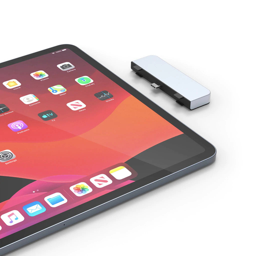 HyperDrive 4-in-1 USB-C Hub for iPad Pro/Air - Silver – Targus AP