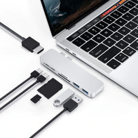 HyperDrive DUO 7-in-2 USB-C Hub - Silver