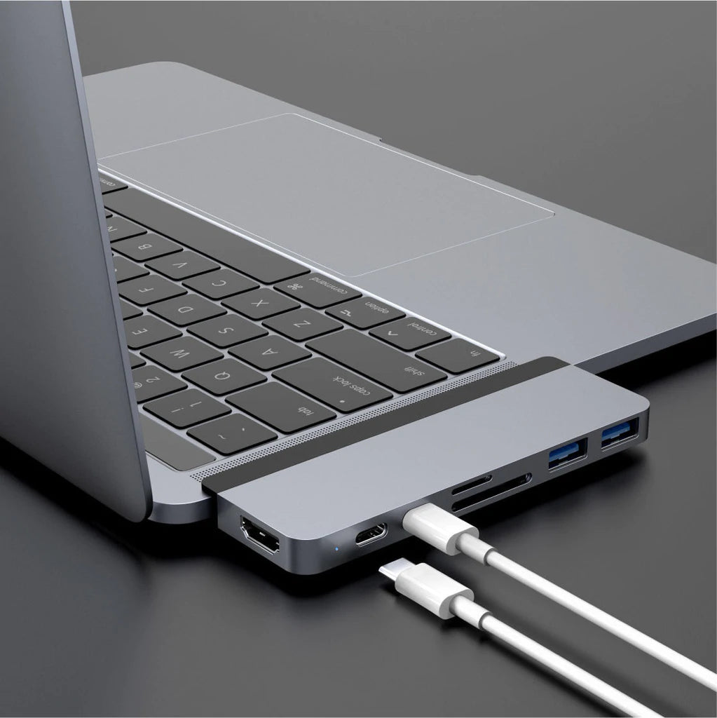 HyperDrive DUO 7-in-2 USB-C Hub - Silver – Targus AP