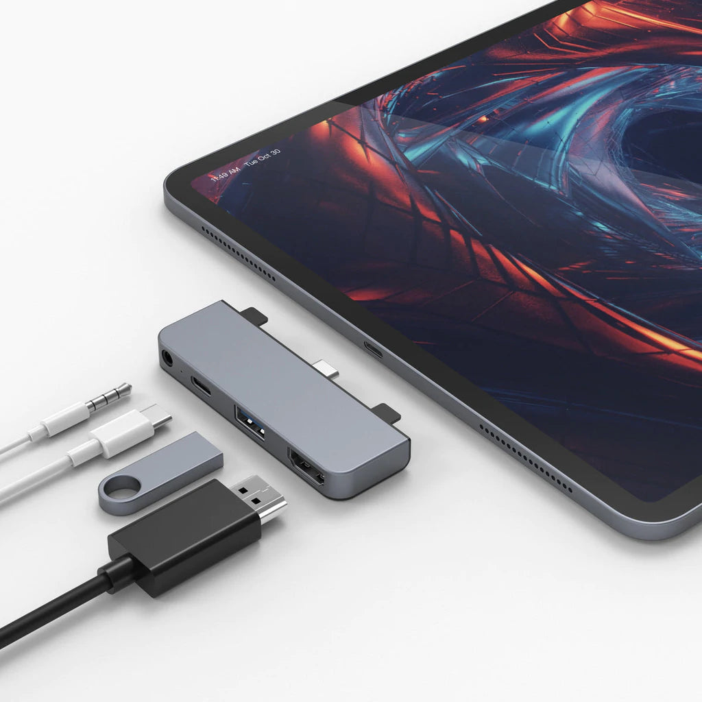 HyperDrive 4-in-1 USB-C Hub for iPad Pro/Air - Grey – Targus AP