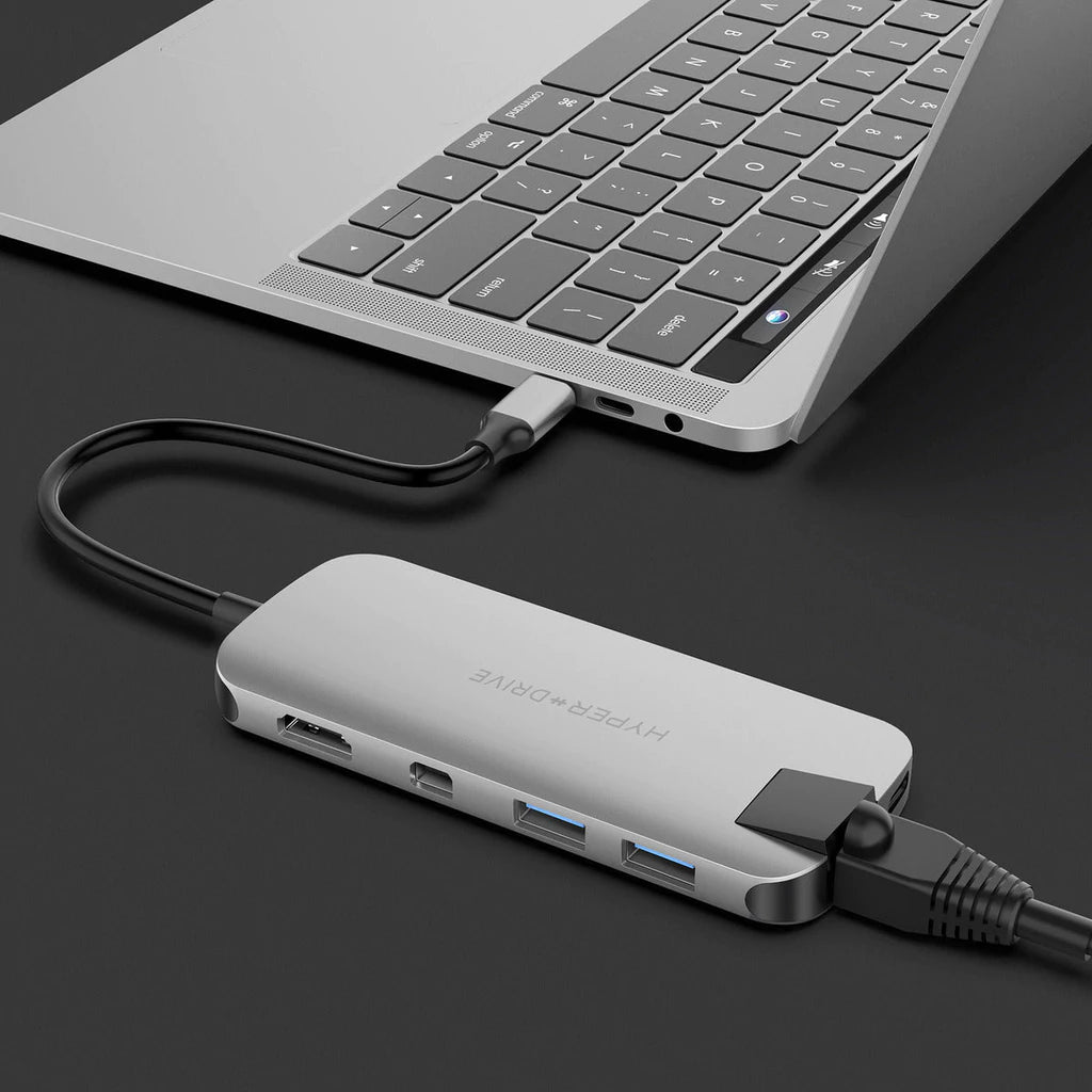 HYPER HyperDrive Pro 8-in-2 USB-C Hub Adapter for MacBook Pro & Air