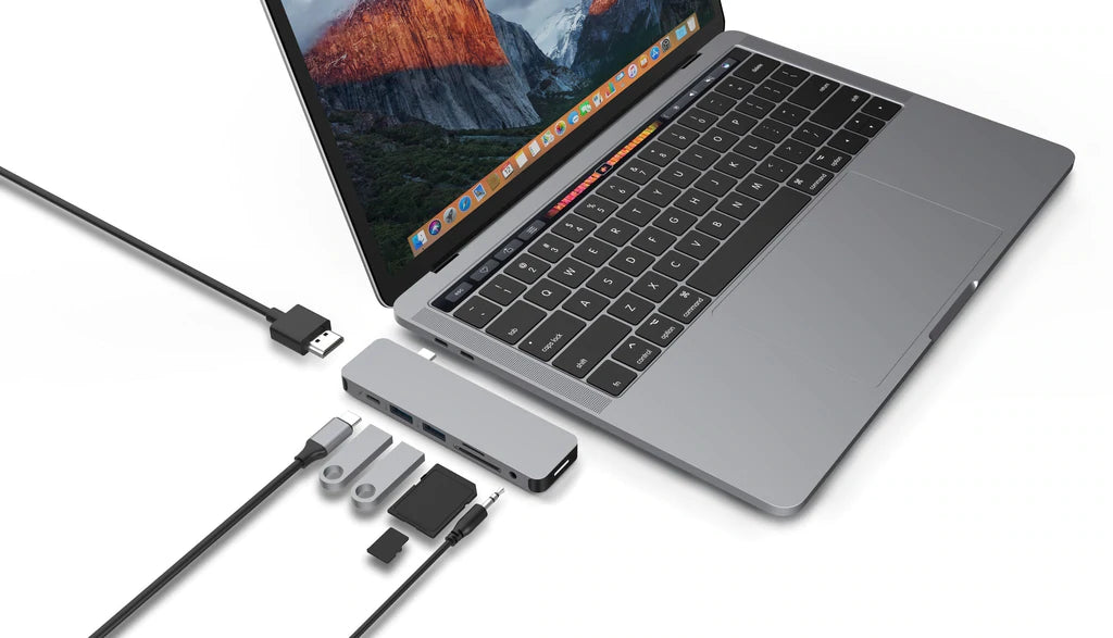 HyperDrive SOLO 7-in-1 USB-C Hub - Grey